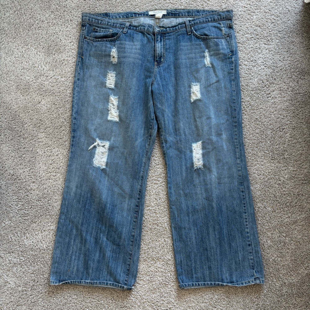 Y2K 2000s wide leg truck jeans 20/22